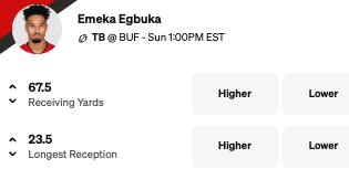 Betting Bills-Bucs - Emeka Egbuka props, picks, predictions - Nov. 16 - Week 11